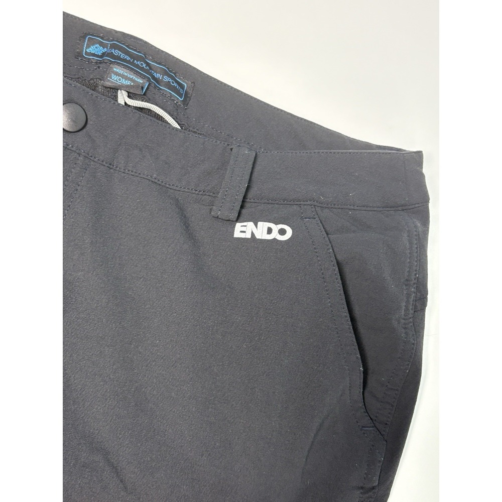 EMS Womens 8 Hiking Pants Eastern Mountain Sports Black Nylon Sport Stretch - Picture 11 of 13